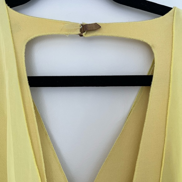 Zara yellow mini dress with bodycon XS - Picture 8 of 8